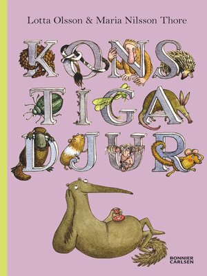 cover image of Konstiga djur